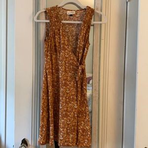 Women’s Orange Floral Dress